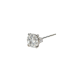 Single Solitaire Cubic Zirconia Stud Earring